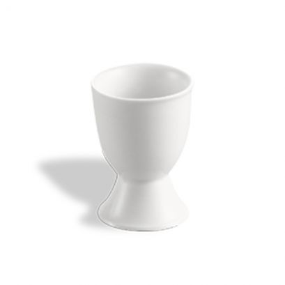 C.A.C. 3 oz Egg Cup – Classic white porcelain egg holder with a 1 7/8" diameter, chip-resistant and ideal for breakfast service. 48 per case. SKU: RSCAC-EGC-3.
