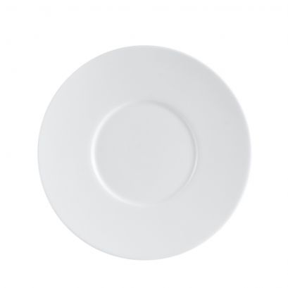 C.A.C. 6" Saucer for EVT-1-S – White porcelain saucer designed to match stacking cups. Durable and stylish. 36 per case. SKU: RSCAC-EVT-2.
