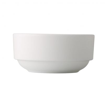 C.A.C. 8oz Stacking Bouillon Cup – White porcelain, 4" diameter, SKU RSCAC-EVT-46, 36 per case.
