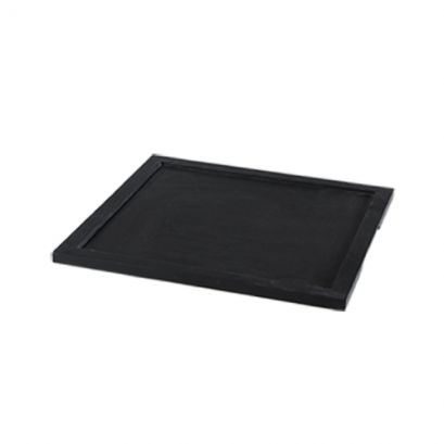 C.A.C. 14-inch Square Wooden Serving Tray for F-P14 Plate – SKU RSCAC-F-14W
