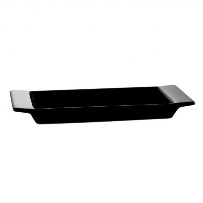 C.A.C. 8 3/4" Black Rectangular Tray – SKU RSCAC-F-2S-BLK
