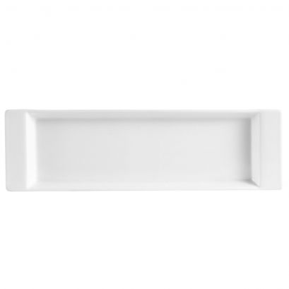 C.A.C. 12" White Rectangular Porcelain Tray – SKU RSCAC-F-3S
