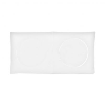 C.A.C. 2 Section Rectangular Platter 11 1/2" – SKU RSCAC-F-P2
