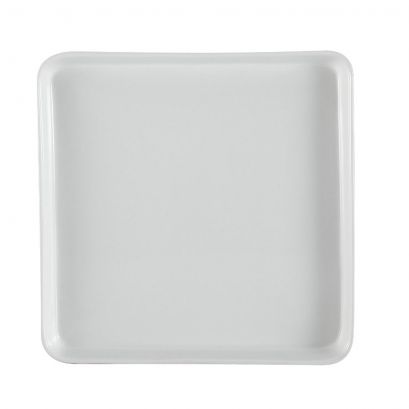 C.A.C. 9.5-Inch White Square Porcelain Tray – SKU RSCAC-F-ST9
