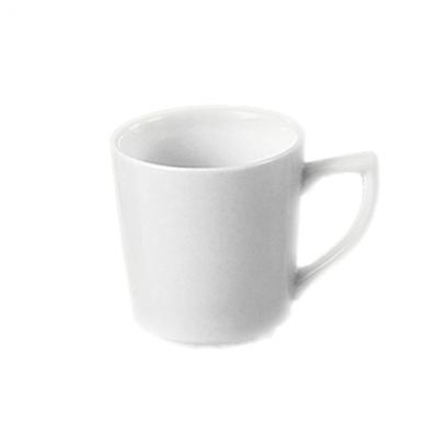 C.A.C. 8.75 oz White Frontier Porcelain Mug – SKU RSCAC-FT-8-P
