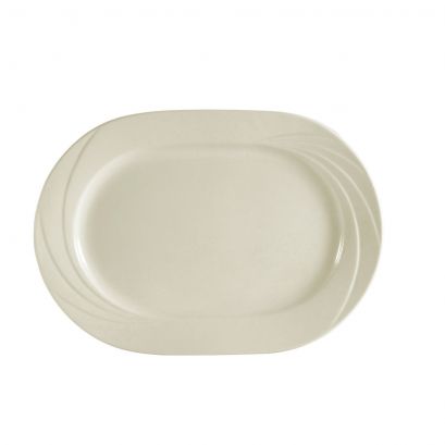 C.A.C. 14-Inch White Rectangular Porcelain Platter – SKU RSCAC-GAD-94
