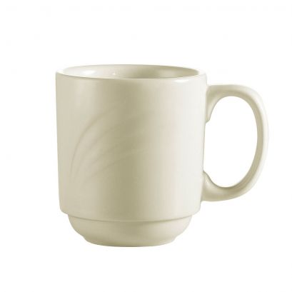 C.A.C. 12oz White Porcelain Stacking Mug – SKU RSCAC-GAD-M12
