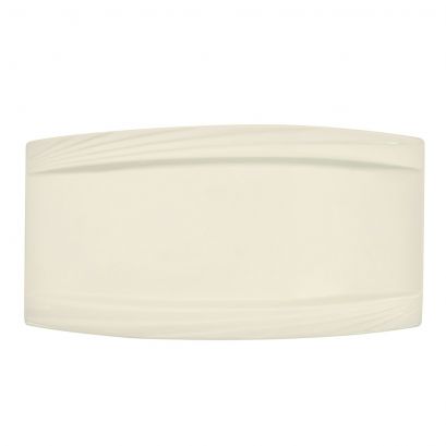 C.A.C. 10-Inch Curved Rectangular White Porcelain Platter – SKU RSCAC-GAD-RT12
