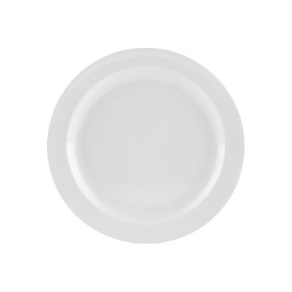 C.A.C. Plate 6 1/2" – Durable porcelain plate, perfect for appetizers, sides, bread, or desserts. Classic design suitable for restaurants, hotels, and catering services. 36 per case. SKU: RSCAC-PLT-612.