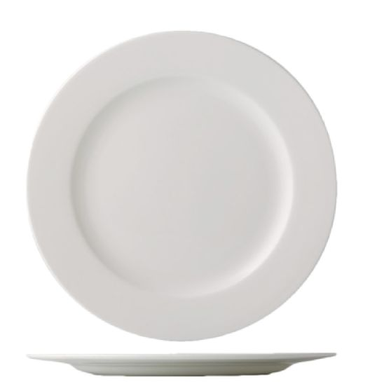 C.A.C. GDC-7 White Porcelain Plate – 7 1/2" – 36/Case
