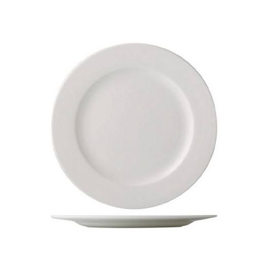 C.A.C. GDC-8 White Porcelain Plate – 9" – 24/Case
