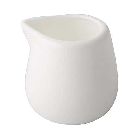 C.A.C. Creamer 1.5oz 1 3/8" – Petite porcelain creamer, perfect for serving cream, milk, or syrup in individual portions. Durable and elegant for restaurants, cafés, and catering. 48 per case. SKU: RSCAC-CRM-1.5.