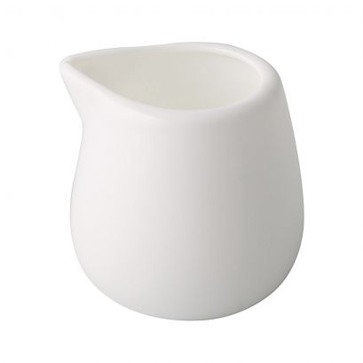 C.A.C. Creamer 4oz 1 3/4" – Classic porcelain creamer ideal for serving cream, milk, or sauces in larger portions. Perfect for restaurants, hotels, and cafés. 36 per case. SKU: RSCAC-CRM-4.