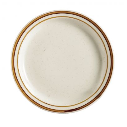 C.A.C. Plate R.E. #6 8 3/8" – A versatile medium-sized plate from the R.E. series, ideal for serving appetizers, salads, or light entrées. Made from durable porcelain, designed for daily use in restaurants, hotels, or catering service. 36 per case. SKU: RSCAC-PL-RE6.