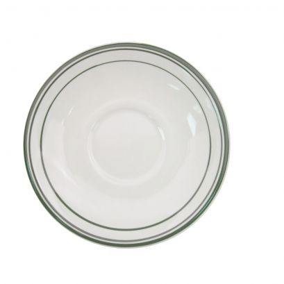 C.A.C. Saucer for GS-1 6" – Classic round saucer designed to pair with GS-1 cups. Perfect for serving coffee or tea with a clean, professional presentation. Durable porcelain, ideal for restaurants, cafés, or hotels. 36 per case. SKU: RSCAC-SC-GS1.