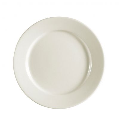 Plate R.E. #7 9" (24/Case) – Classic round plate ideal for serving entrées, pasta, or generous portions.