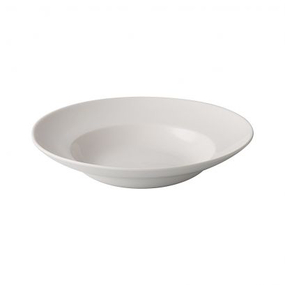 Mediterranean Pasta Bowl 26oz 12" (12/Case) – Wide and stylish bowl, ideal for pasta, salads, or signature entrées with a Mediterranean flair.