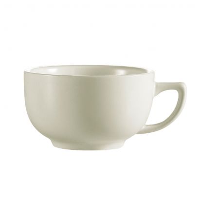 Cappuccino Cup 14oz 4 3/4" 36/Case – Stylish and durable cup designed for cappuccinos, lattes, or other specialty coffee drinks. Large 14oz capacity makes it ideal for café or restaurant use.