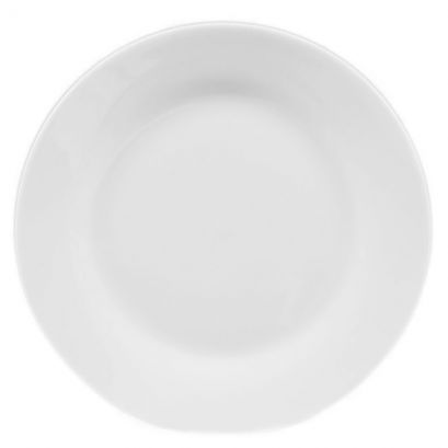 Round Plate 10 1/2" 12/Case – Classic round dinner plate, perfect for serving main courses, pasta, or shared dishes. Durable and versatile, ideal for restaurants, banquets, and everyday dining service.