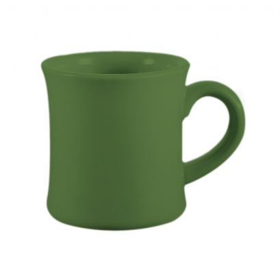 Hartford Mug Green 7.5oz 3 1/4" 36/Case – Elegant green mug with a classic design, perfect for serving coffee or tea. Durable and ideal for restaurants, cafés, or home use.