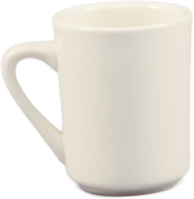 Tierra Mug 8oz 3 1/4" (36/Case) – Compact and durable 8oz mug ideal for serving coffee, tea, or hot beverages. Designed with a comfortable handle and crafted from high-quality porcelain, perfect for restaurants, cafés, and everyday commercial use.