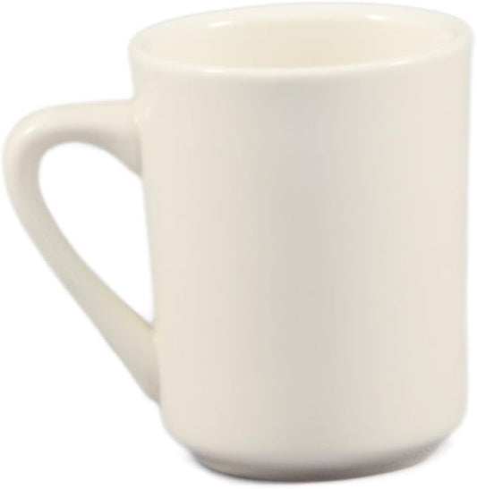 Tierra Mug 8oz 3 1/4" (36/Case) – Compact and durable 8oz mug ideal for serving coffee, tea, or hot beverages. Designed with a comfortable handle and crafted from high-quality porcelain, perfect for restaurants, cafés, and everyday commercial use.