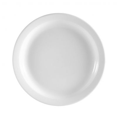 Plate 8 1/4" (36/Case) – Durable and versatile 8 1/4-inch plate ideal for serving salads, appetizers, or desserts. Made from high-quality porcelain, perfect for restaurants, cafés, and catering services.