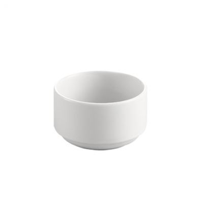 Stacking Bouillon 12oz 4" (36/Case) – Practical and space-saving 12oz stacking bouillon cup ideal for serving soups, stews, or side dishes. Crafted from durable, high-quality porcelain, perfect for restaurants, cafés, and catering operations.