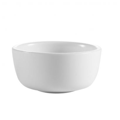 Jung Bowl PW 9.5oz 4 3/8" (36/Case) – Stylish and durable 9.5oz bowl perfect for serving soups, salads, or desserts. Made from high-quality porcelain with a smooth PW finish, ideal for restaurants, cafés, and catering service use.