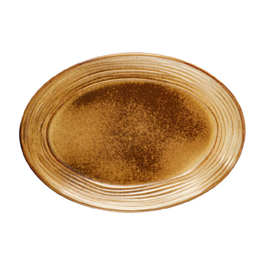 Jupiter Platter Desert Beige 11" (12/Case) – Elegant and durable 11-inch platter in a warm Desert Beige finish, perfect for serving entrées, appetizers, or shared dishes. Made from high-quality stoneware, ideal for restaurants, cafés, and modern dining presentations.