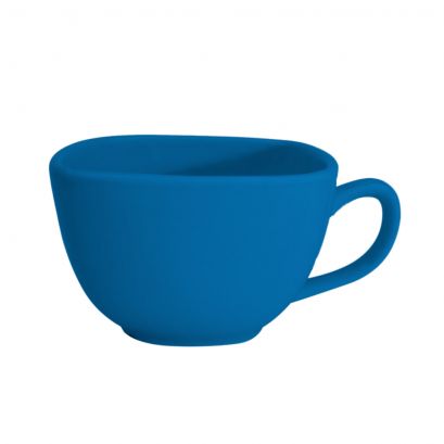 C.A.C. Square Cup Peacock 8 oz – Stylish porcelain cup perfect for coffee or tea. 36 per case. SKU: RSCAC-KSE-61-PCK.