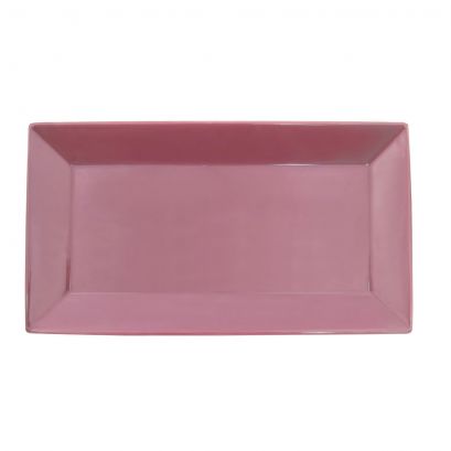 C.A.C. Rect. Platter Plum 14.5" – Elegant porcelain platter perfect for entrees or shared dishes. 12 per case. SKU: RSCAC-KC-51-PLM.