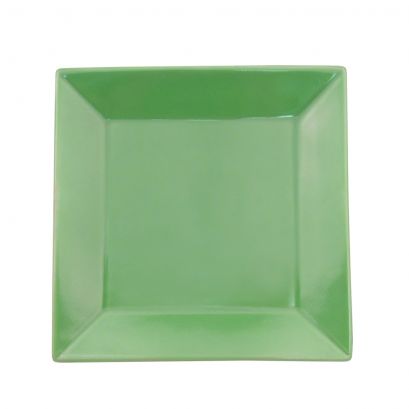 C.A.C. Square Plate Green 6" – Durable porcelain plate ideal for appetizers or sides. 36 per case. SKU: RSCAC-KSE-6-GRN.