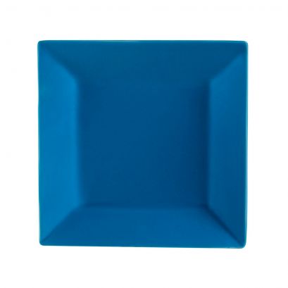 C.A.C. Square Plate Peacock 6" – Stylish porcelain plate great for desserts or small servings. 36 per case. SKU: RSCAC-KSE-6-PCK.