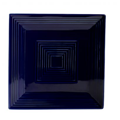 C.A.C. Square Plate Cobalt Blue 8" – Bold porcelain plate perfect for salads or small entrees. 24 per case. SKU: RSCAC-KSE-8-CBL.