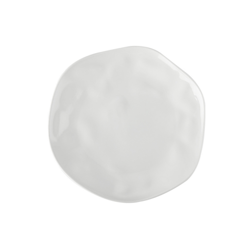 Cancun Coupe Plate White 10 3/4" (12/Case) – Sleek and durable 10 3/4-inch coupe plate in a classic white finish, perfect for serving main courses or specialty dishes. Crafted from high-quality stoneware, ideal for restaurants, hotels, and modern dining presentations.