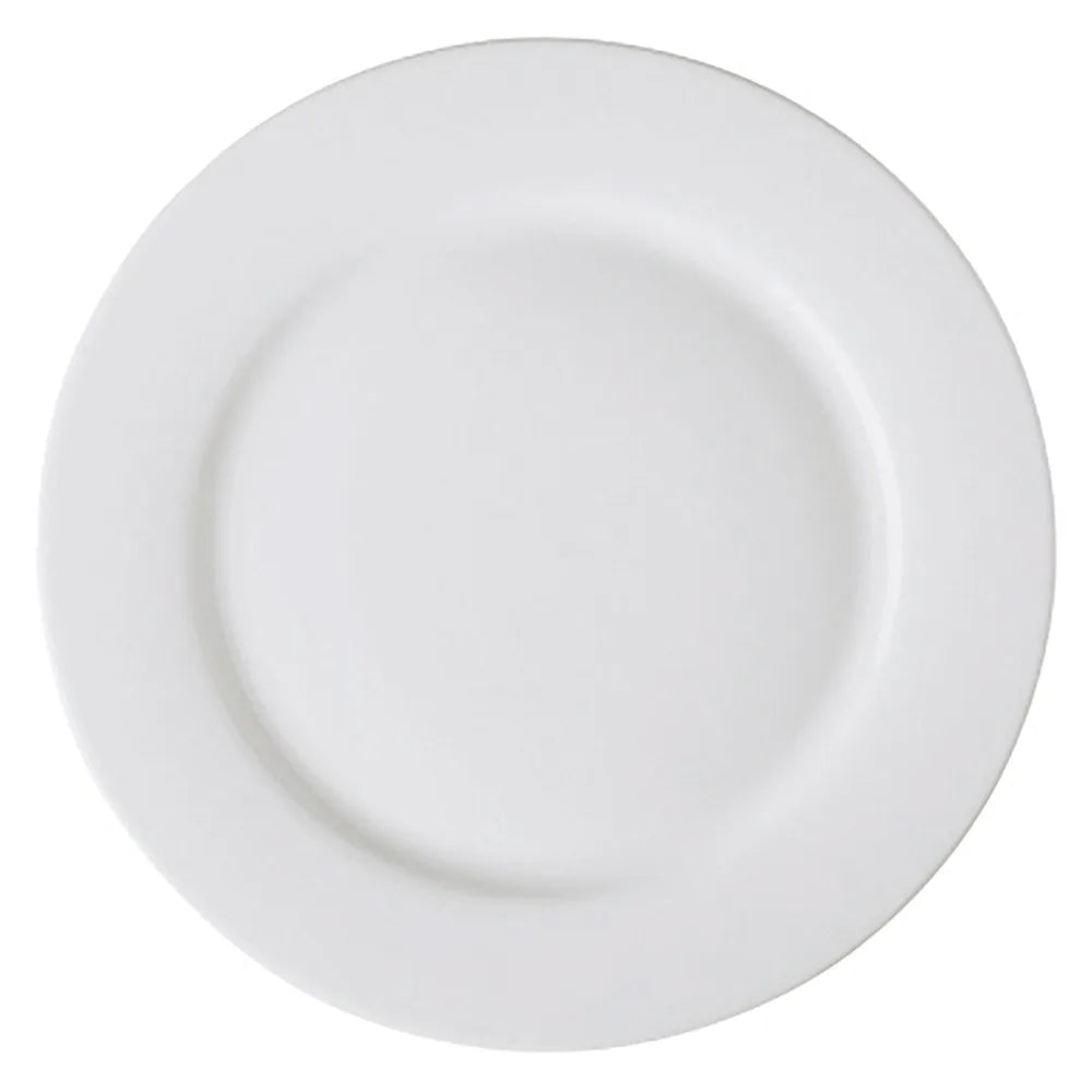 Cancun Coupe Plate White 6 1/2" (36/Case) – Sleek and durable 6 1/2-inch coupe plate in a classic white finish, ideal for serving appetizers, desserts, or side dishes. Crafted from high-quality stoneware, perfect for restaurants, cafés, and modern dining presentations.