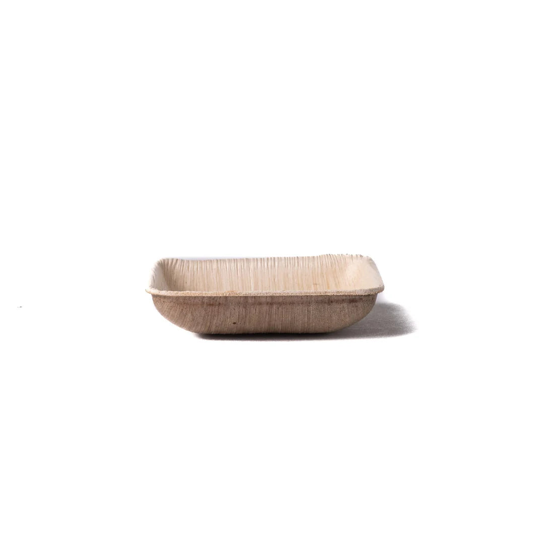 C.A.C. Square Plate 3" – Mini porcelain plate ideal for tastings or condiments. 72 per case. SKU: RSCAC-KSE-3.