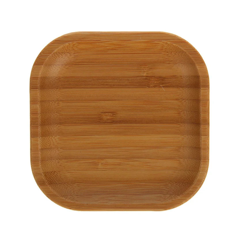 C.A.C. Square Plate 4" – Small porcelain plate ideal for sauces or tastings. 72 per case. SKU: RSCAC-KSE-4.