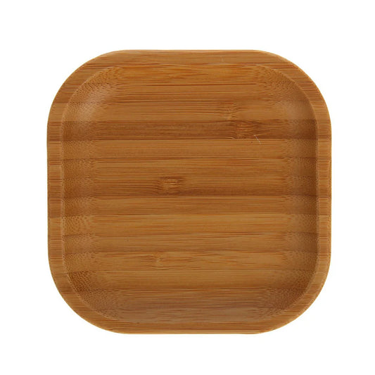C.A.C. Square Plate 4" – Small porcelain plate ideal for sauces or tastings. 72 per case. SKU: RSCAC-KSE-4.
