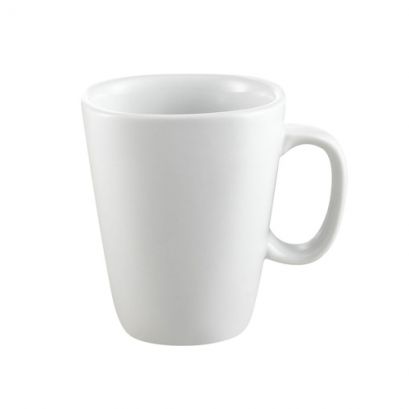 Square Mug 8oz 3" (36/Case) – Compact and stylish 8oz square mug ideal for serving coffee, tea, or small specialty beverages. Crafted from high-quality porcelain with a comfortable handle, perfect for restaurants, cafés, and modern dining settings.