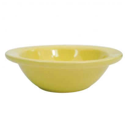 Fruit Dish N.R. Yellow 4oz 4 5/8" (36/Case) – Bright and durable 4oz fruit dish in a lively N.R. Yellow finish, ideal for serving fruit, desserts, condiments, or small sides. Crafted from high-quality stoneware, perfect for restaurants, cafés, and colorful dining presentations.