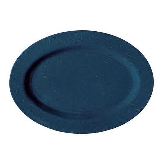C.A.C. Oval Platter N.R. Green 9.75" – Durable porcelain platter ideal for entrées or sides. 24 per case. SKU: RSCAC-NRG-9.75.