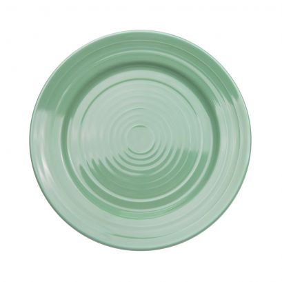 Plate N.R. Green 10 1/2" (12/Case) – A durable 10 1/2-inch plate in a refreshing green color, perfect for entrées and larger portions. Its sturdy, commercial-grade construction ensures lasting use and a vibrant presentation for restaurants, cafés, and catering setups. Ideal for daily service with a stylish, eye-catching finish.
