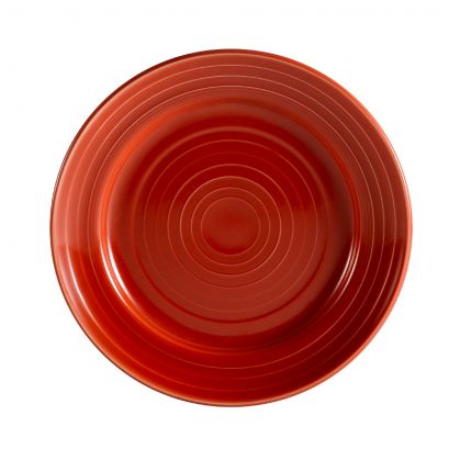 Plate N.R. Red 10 1/2" (12/Case) – A bold and durable 10 1/2-inch red plate designed for everyday food service use. Ideal for entrées, it delivers reliable performance and vibrant color that enhances any dining atmosphere, from casual restaurants to catered events.