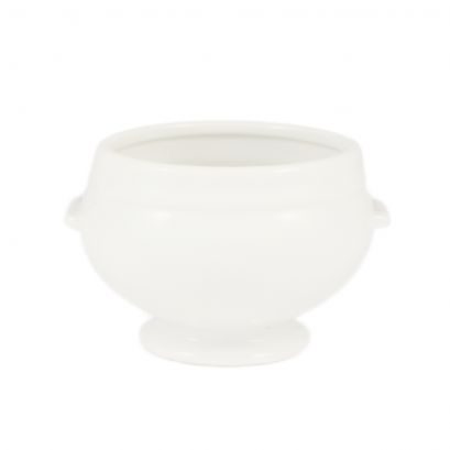C.A.C. Lion Head Bouillon Std. Handle 12 oz – Elegant soup bowl with classic handle design. 24 per case. SKU: RSCAC-LN-12H.