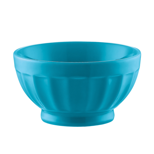 Latte Bowl Peacock 18oz 5 1/4" (36/Case) – A vibrant 18oz latte bowl in a striking Peacock color, designed to elevate any tabletop with its rich, eye-catching finish. Perfect for serving lattes, soups, salads, cereals, or desserts, this bowl offers durability and style suited for cafés, restaurants, and high-volume foodservice environments.