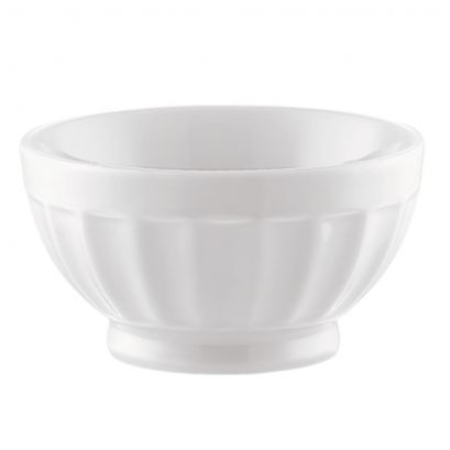 Latte Bowl PW 18oz 5 1/4" (36/Case) – A classic 18oz latte bowl in a clean PW (Pure White) finish, perfect for serving lattes, cappuccinos, soups, cereals, or desserts. Its durable, high-quality construction makes it ideal for restaurants, cafés, and everyday commercial use while offering a crisp, elegant presentation.