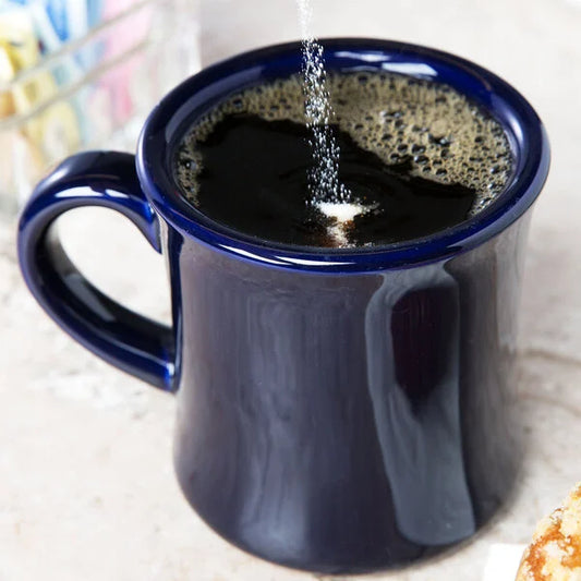 Cup Tall Light Blue 7.5oz 3 1/4" (36/Case) – A sleek tall cup in a refreshing light blue finish with a 7.5oz capacity, perfect for serving espresso, tea, or other hot beverages. Crafted from durable, commercial-grade material, ideal for restaurants, cafés, and catering use.
