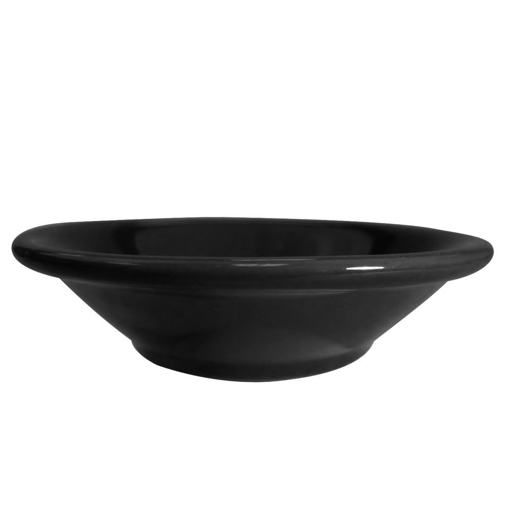 Fruit Dish Black 4.75oz 4 3/4" (36/Case) – A compact and versatile 4.75oz black dish perfect for serving small fruit portions, condiments, sides, or desserts. Its sleek finish and durable construction make it ideal for restaurants, cafés, catering setups, and everyday service.